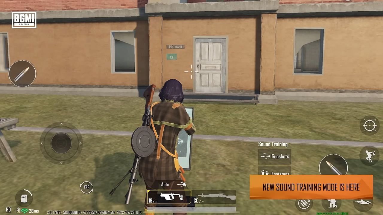 Sound Training mode will be arriving in the game (Image via Battlegrounds Mobile India/YouTube)