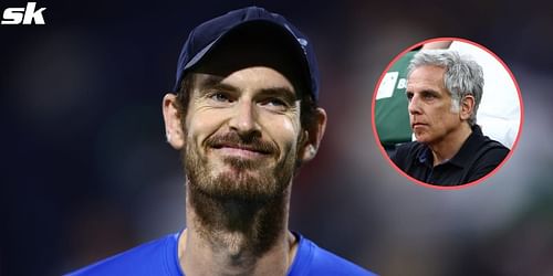 Andy Murray's [left] gesture to donate his prize money to Ukraine was recently lauded by Ben Stiller [inset]