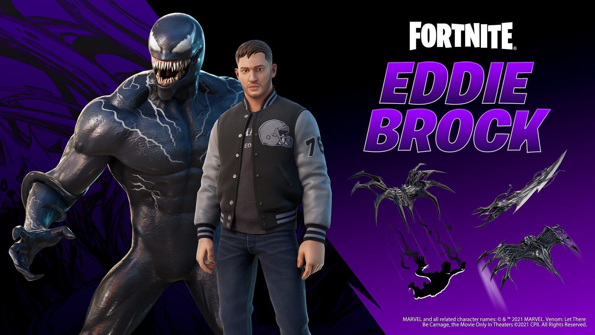 Fortnite glitch with the Eddie Brock skin grants invisibility (Image via Epic Games)