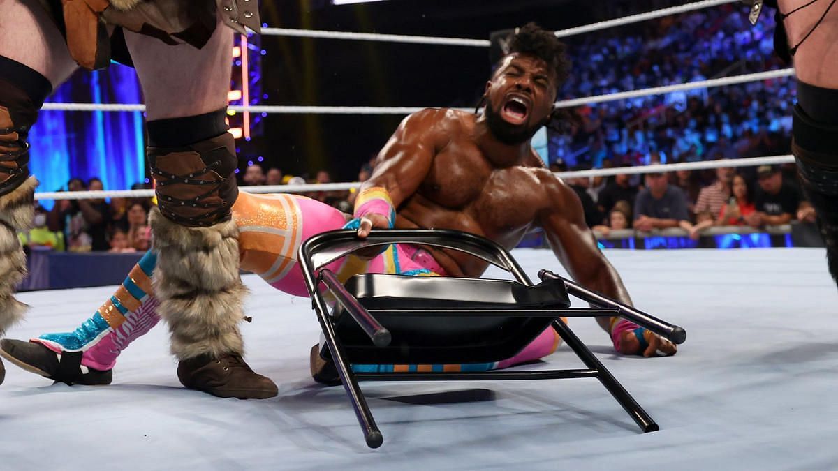 Xavier Woods may have suffered an injury on Friday Night