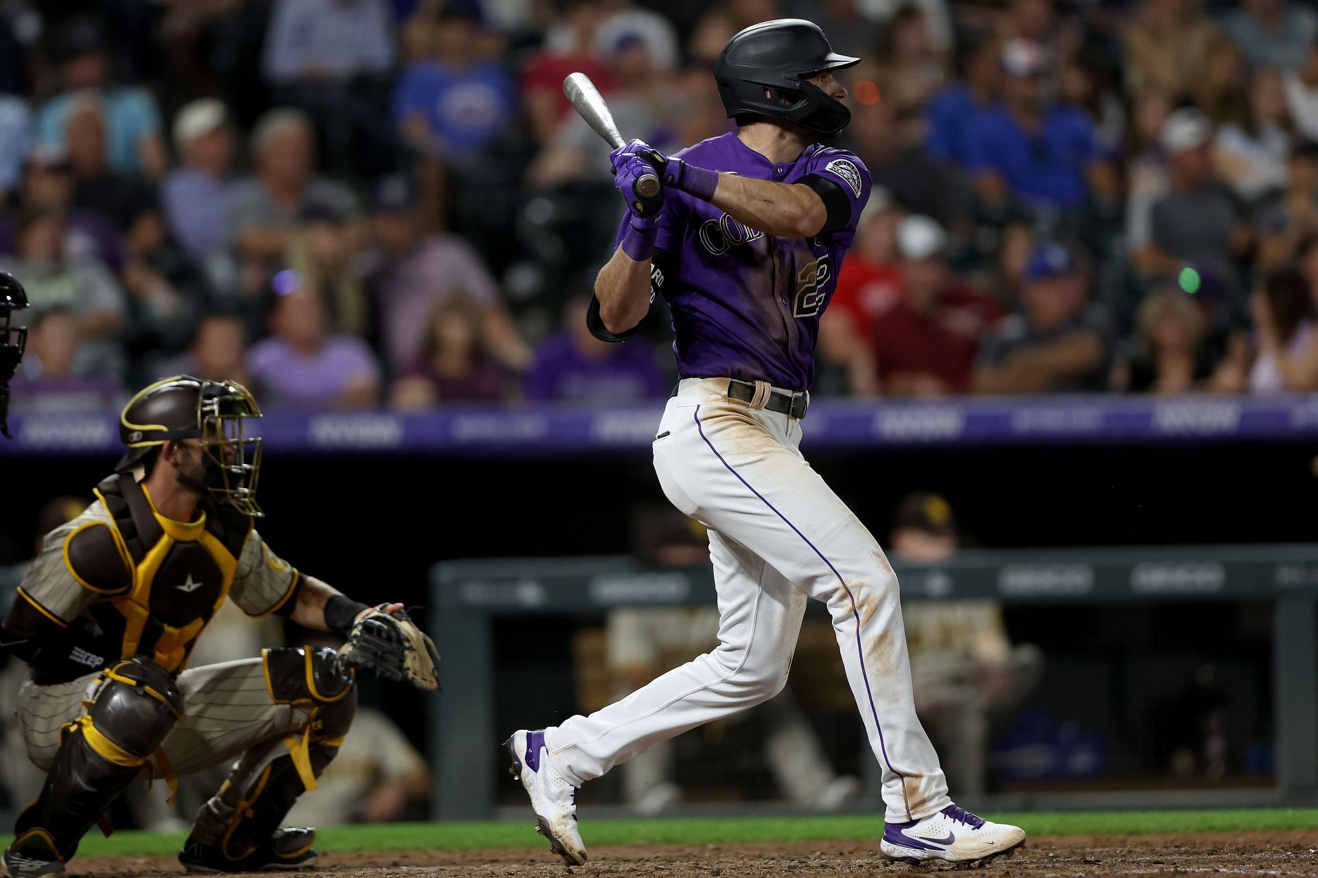 The Rockies defeated the Padres Thursday, 8-5.