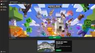 Minecraft's official game launcher (Image via Mojang)