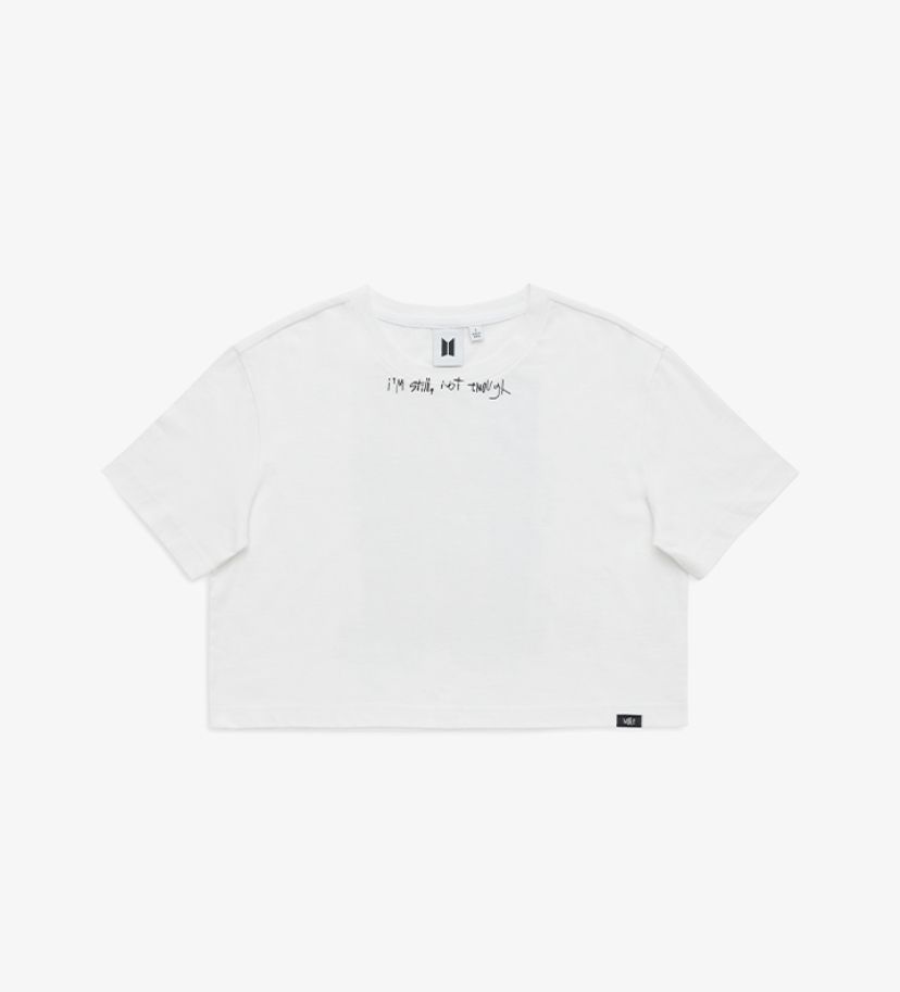 Crop T-shirt merch (Image via Weverse Shop)