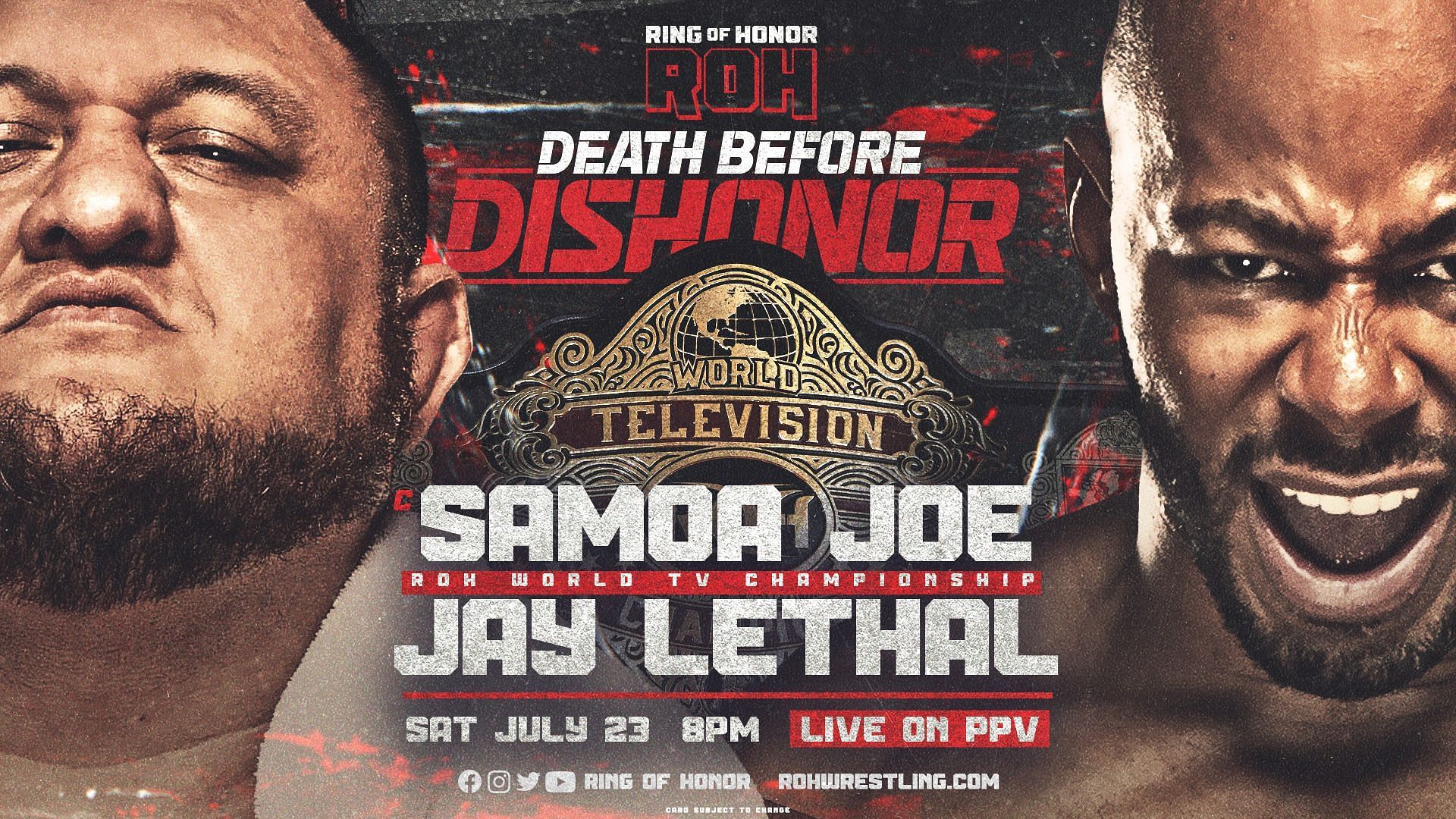 Samoa Joe Returns to pay-per-Vvew to face Jay Lethal