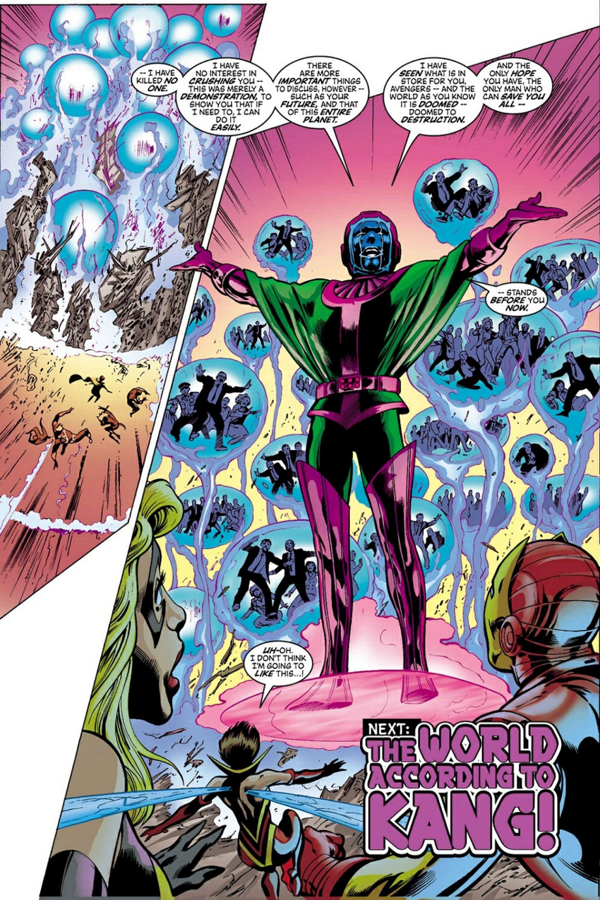 A page from Kang Dynasty (Image via Marvel Comics)