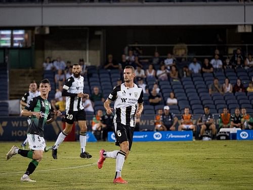 Aleksandar Jovanovic in action for Macarthur FC (Image Courtesy: Aleksandar Jovanovic Instagram)