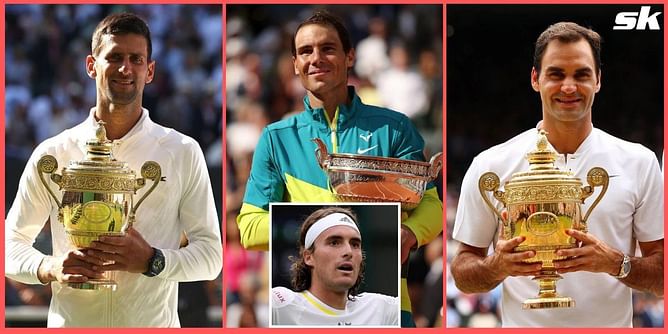 "I think we're getting closer to them; It was they who helped all of us raise the level of the game and reach a new level" - Stefanos Tsitsipas on the competition with Nadal, Djokovic, and Federer