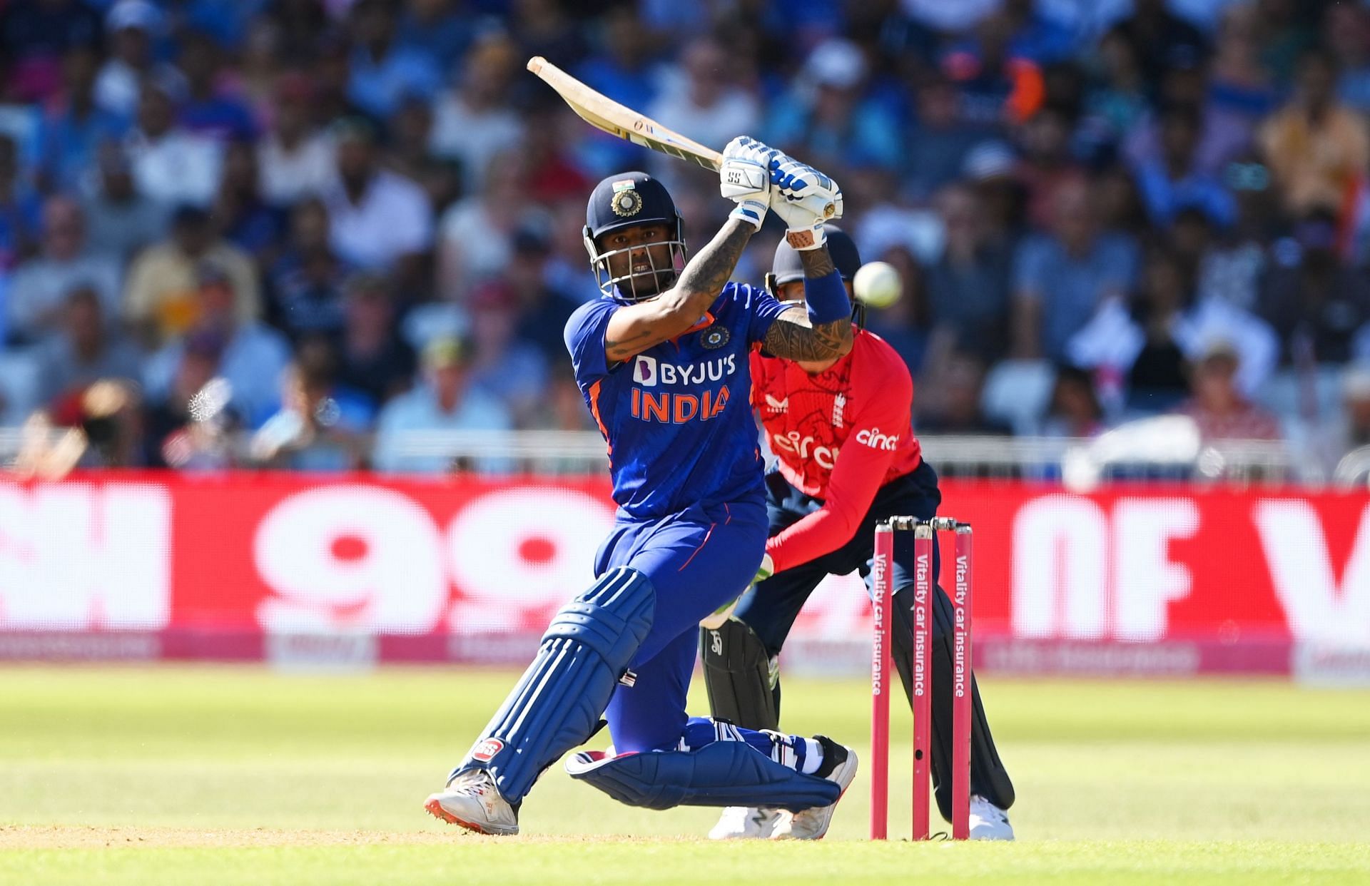 Suryakumar Yadav was almost like a lone warrior for India in the third T20I against England