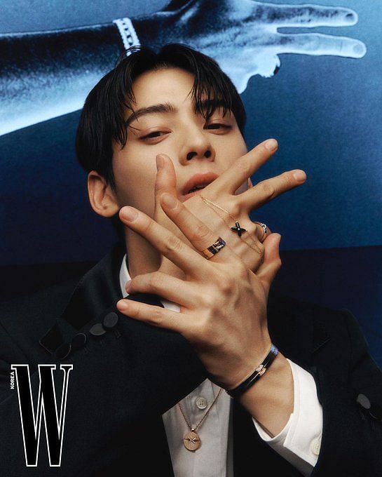 Cha Eun-woo's luxury jewelry pictorial becomes all the rage online