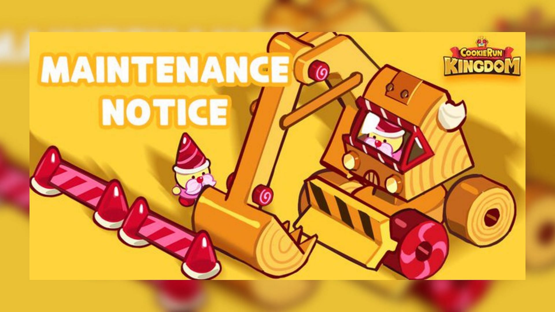 Cookie Run: Kingdom maintenance schedules have often been delayed (Image via CRKingdom/Twitter)