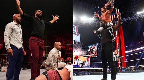 Satnam Singh and Omos are on the rise in AEW and WWE, respectively