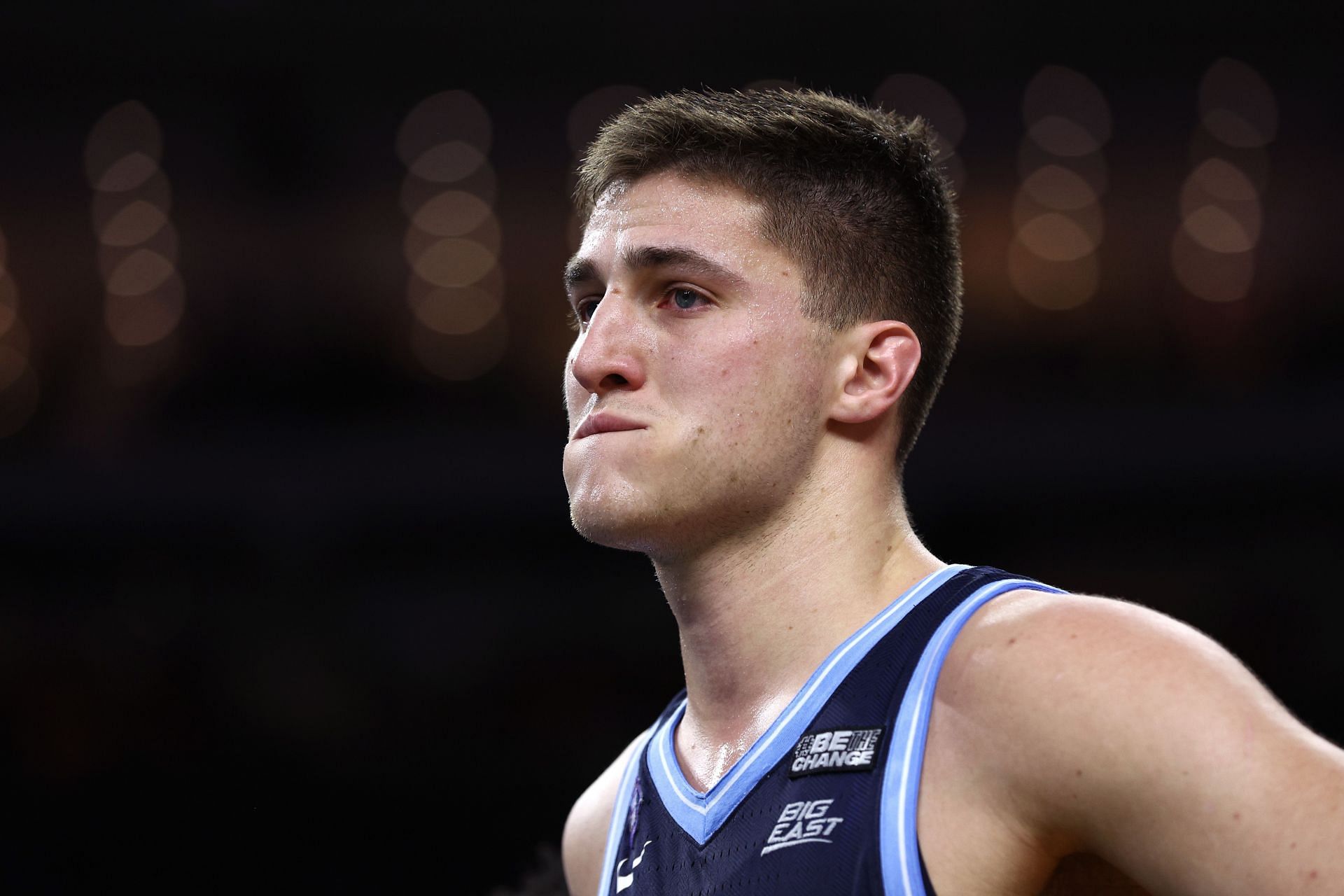 Collin Gillespie of the Villanova Wildcats signed with the Nuggets