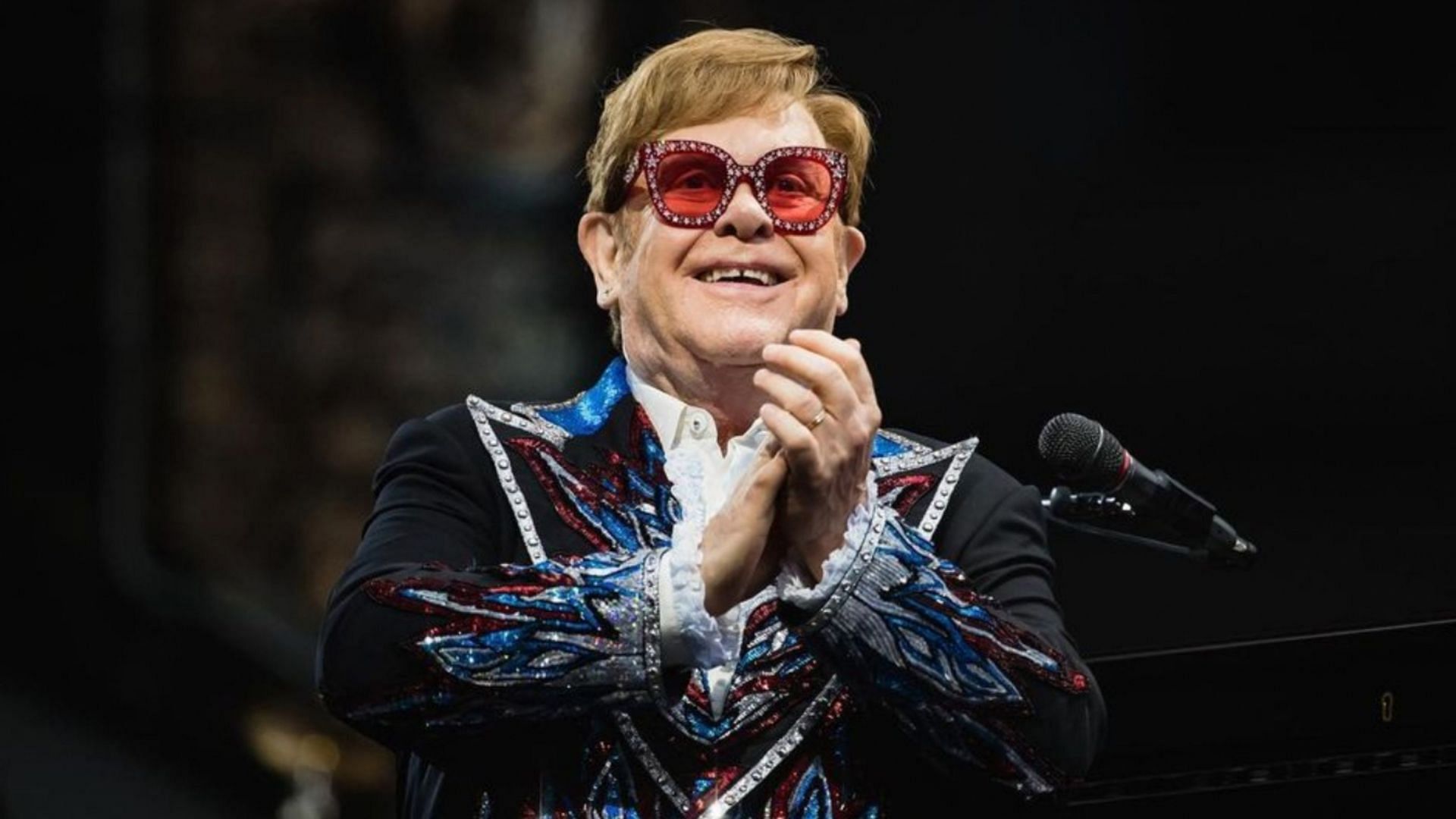 Elton John has announced additional tour dates for 2023. (Image via Instagram / @eltonjohn)