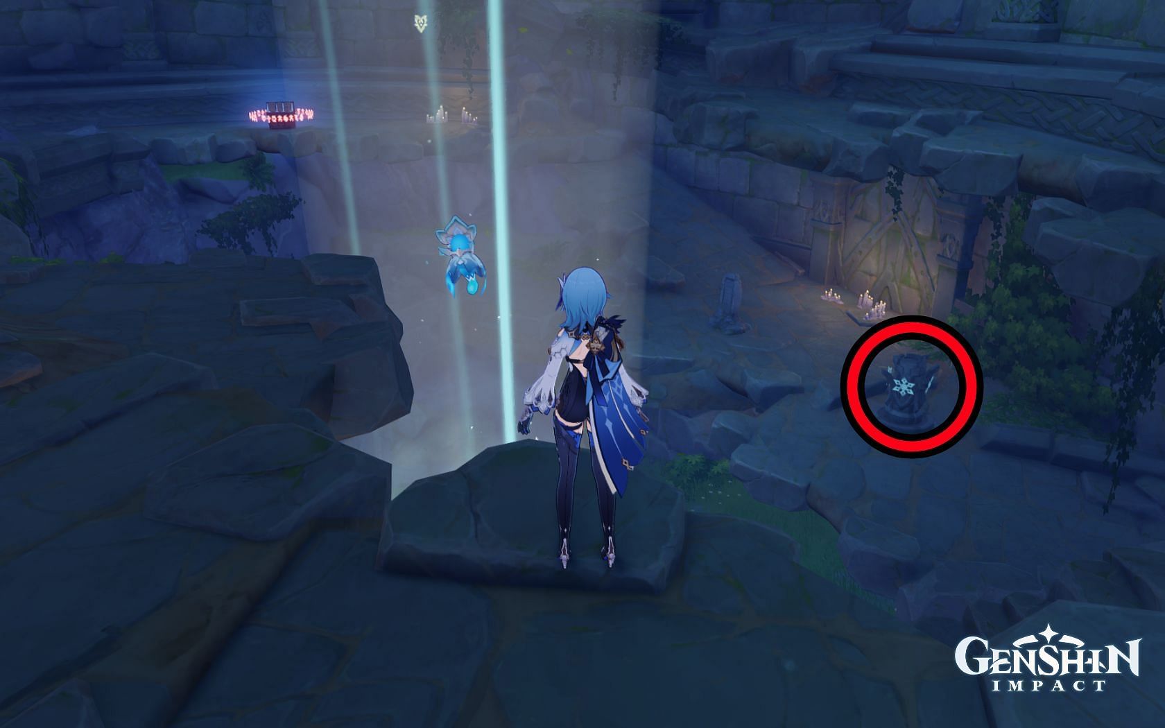 Do you see the Cryo Totem? (Image via HoYoverse)