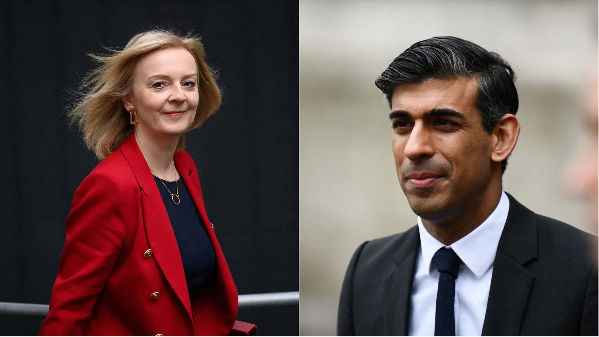Liz Truss and Rishi Sunak are the final two contenders for the position of the UK&#039;s Prime Minister. (Image via Leon Neal/Getty, Daniel Leal/Getty)