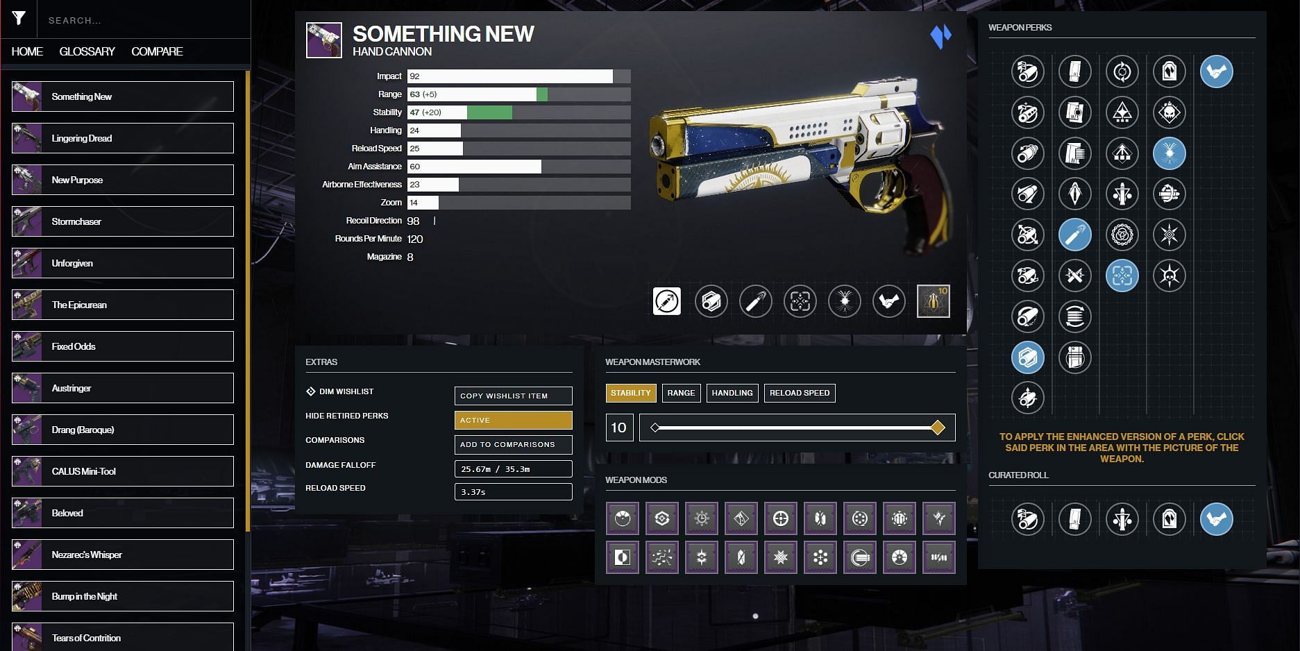 Something New god roll guide in Destiny 2 PvP and PvE