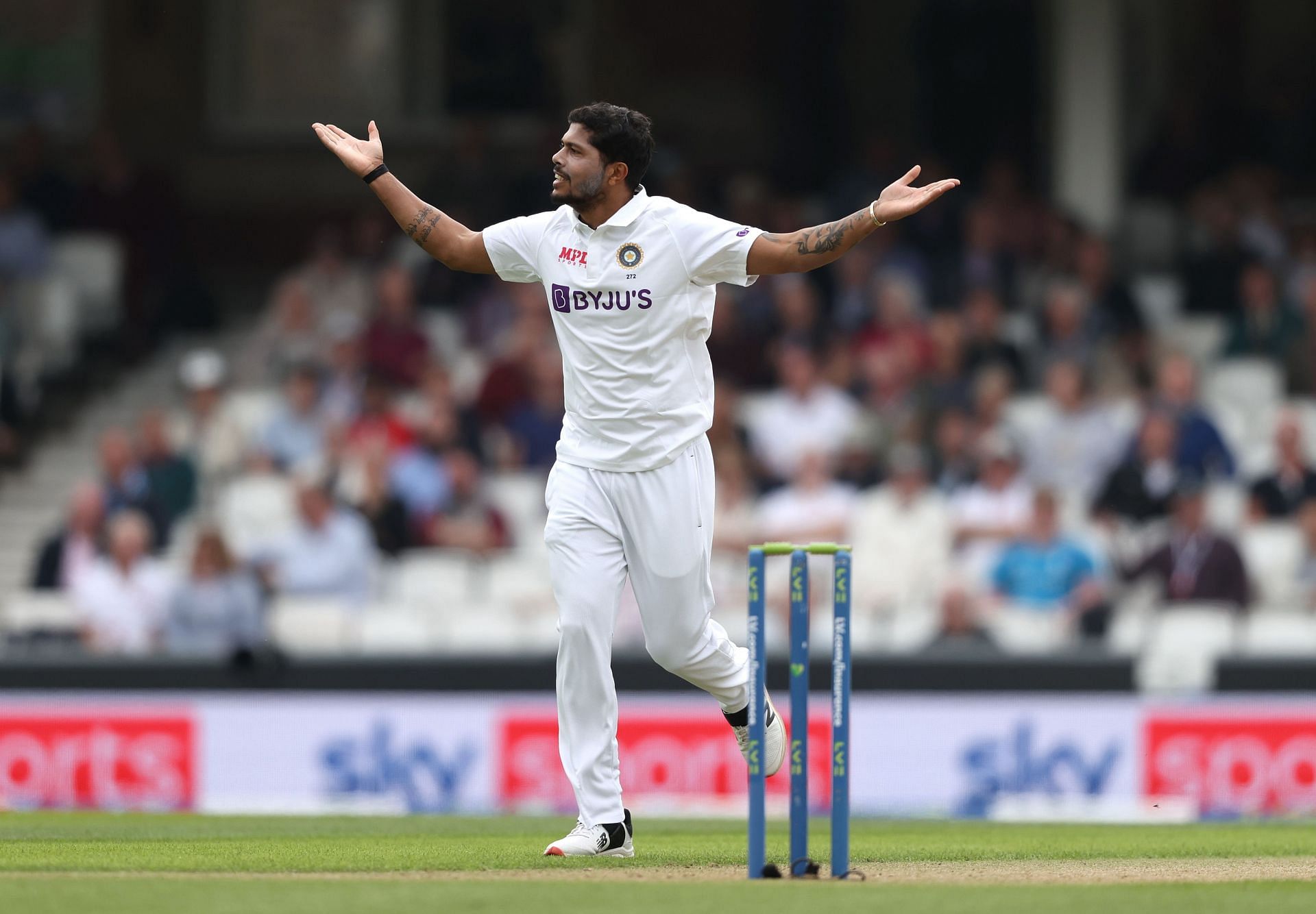Yadav was the best bowler for India in the fourth Test of the series against England. (Image: Getty)