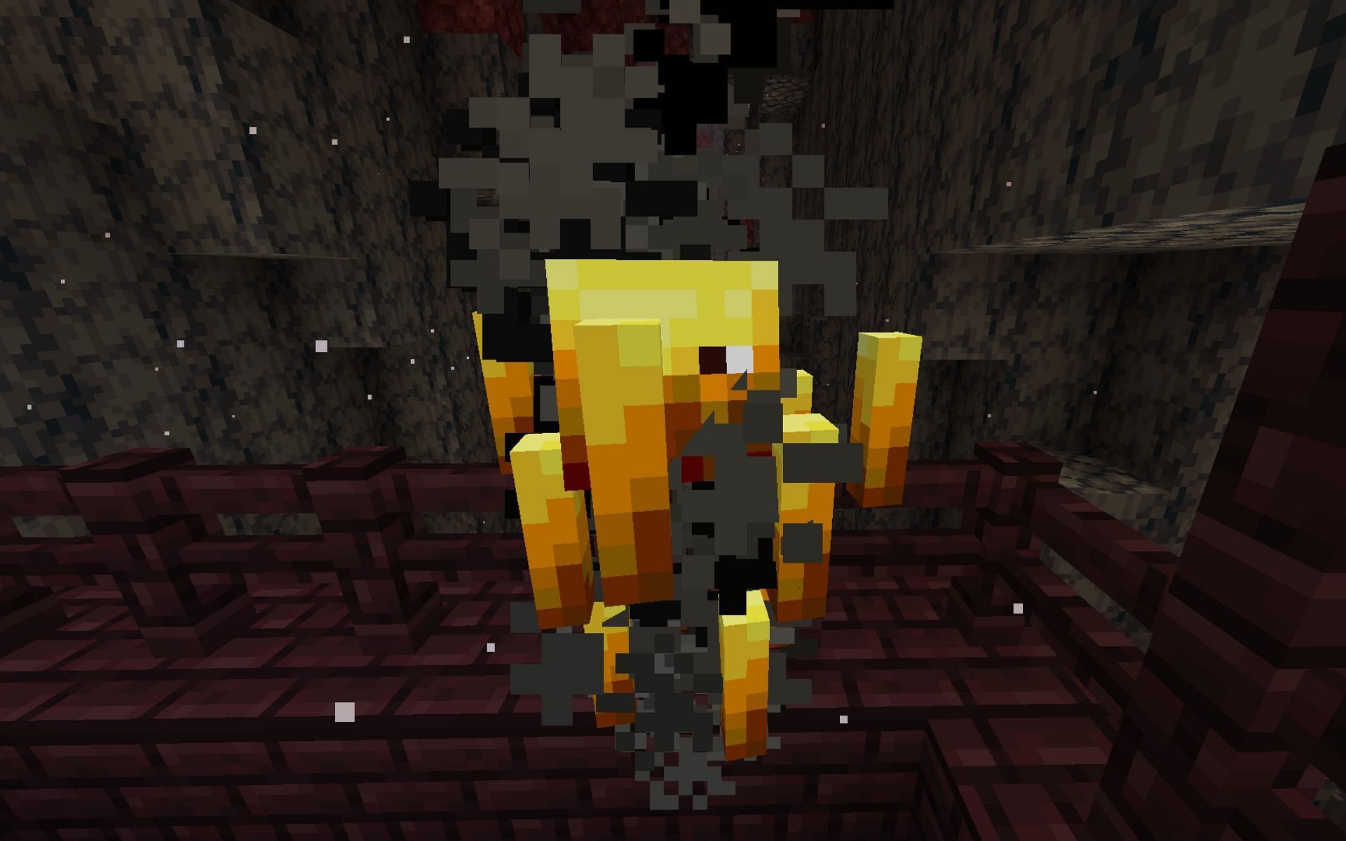 Blazes drop loads of XP orbs upon death (Image via Minecraft 1.19 update)