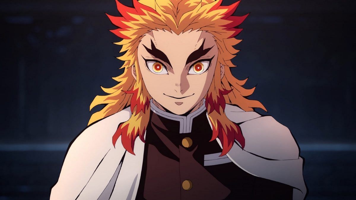 Kyojuro Rengoku as seen in Demon Slayer: Kimetsu no Yaiba (Image credits: Koyoharu Gotouge/ Ufotable/ Viz Media/ Shueisha)