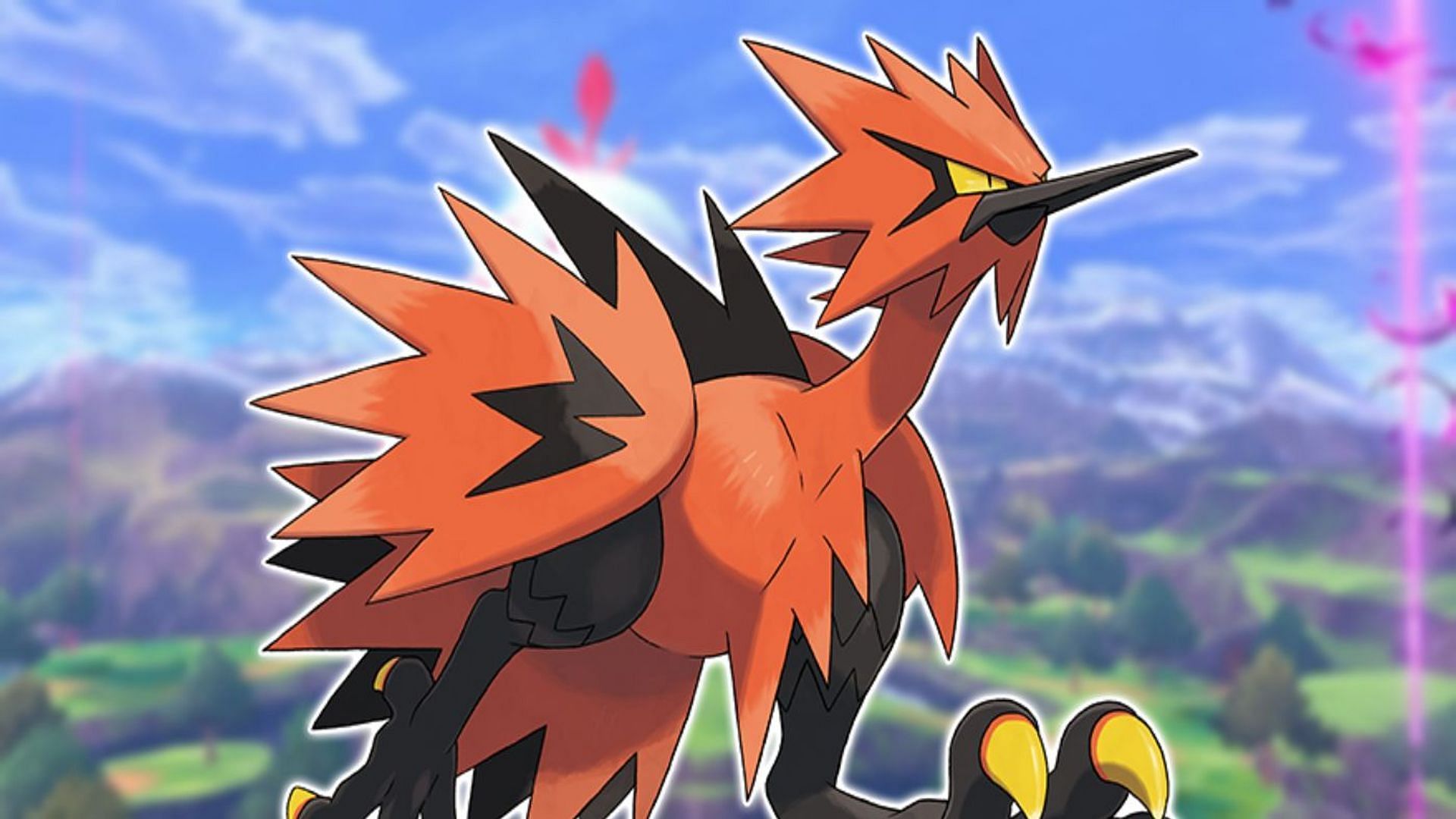 Official artwork for Galarian Zapdos used throughout the franchise (Image via The Pokemon Company)