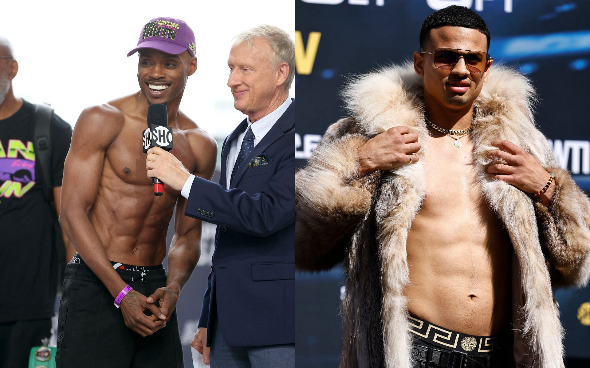 Errol Spence Jr. (left) and Rolly Romero (right) (Image credits Getty Images)