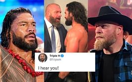"Add him to Brock Lesnar vs Roman Reigns at SummerSlam" -- WWE fans hijack Triple H's response to unhappy Seth Rollins