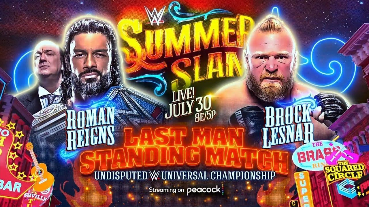 Roman Reigns will take on Brock Lesnar at SummerSlam