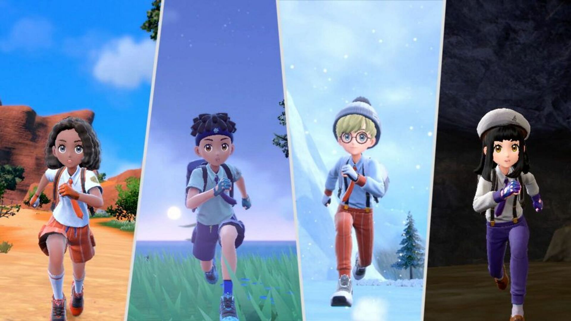 A screenshot showcasing the co-op feature added to Pokemon Scarlet and Violet (Image via The Pokemon Company)
