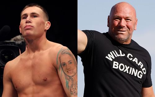 Darren Till (left) and Dana White (right) (Images via Getty)