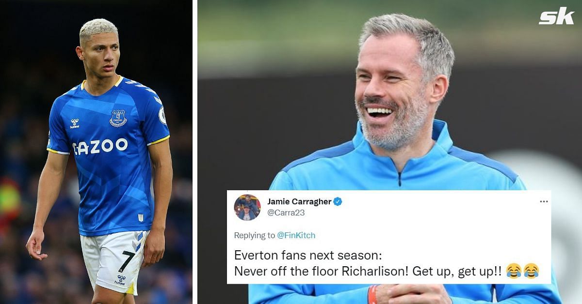 Carragher was involved in a hilarious Twitter exchange.