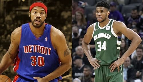 Rasheed Wallace and Giannis Antetokounmpo (Photo: Ahn Fire Digital)