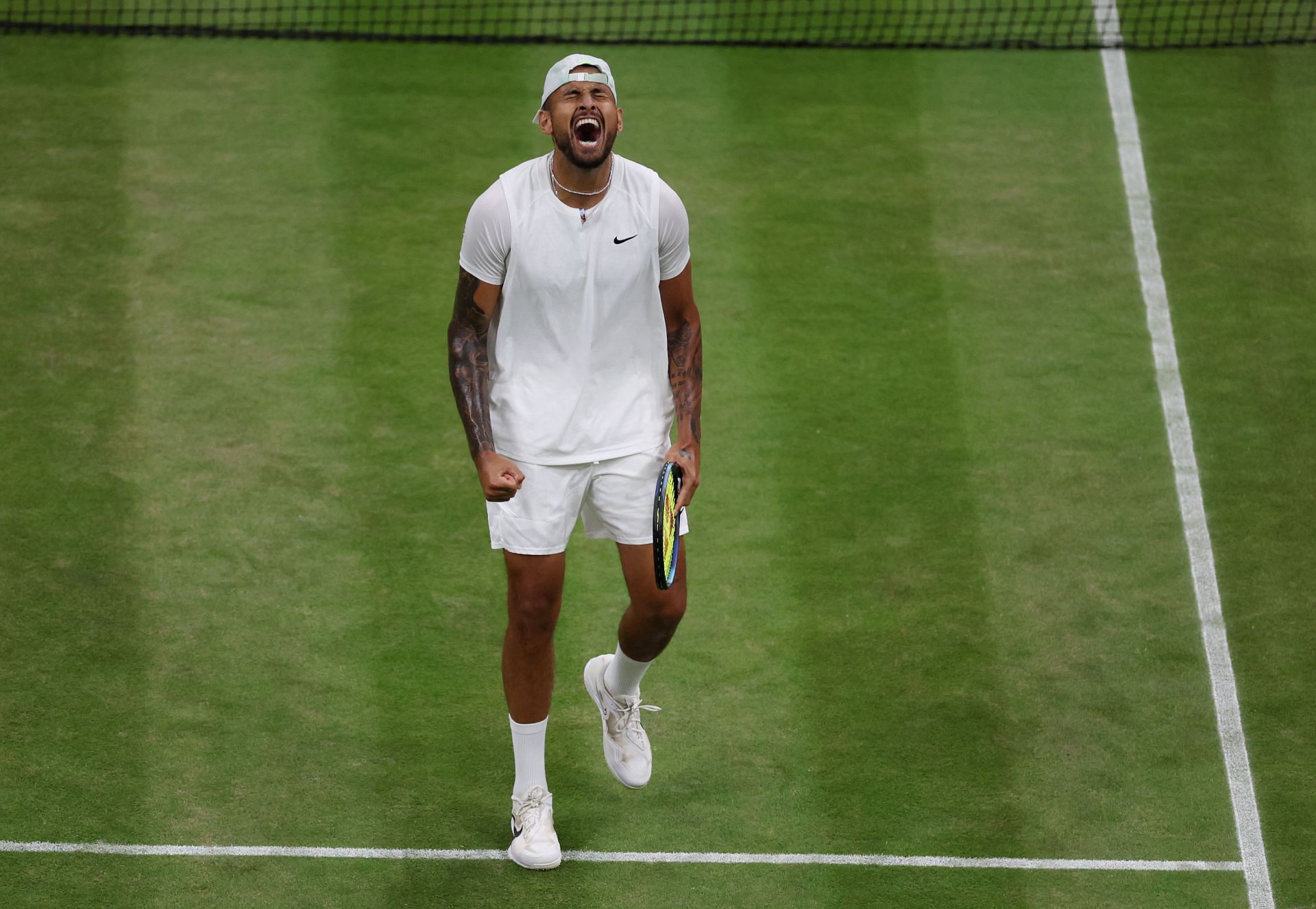Nick Kyrgios will face Brandon Nakashima in the forth round of Wimbledon