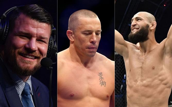 "I don't know if Georges can pull that one off" - Michael Bisping on why he feels Khamzat Chimaev would beat Georges St-Pierre in a fight