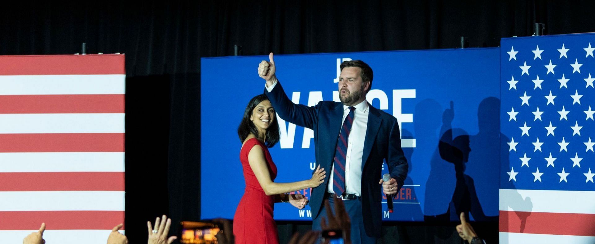 JD Vance and Usha Chilukuri tied the knot in 2014 (Image via Getty Images)