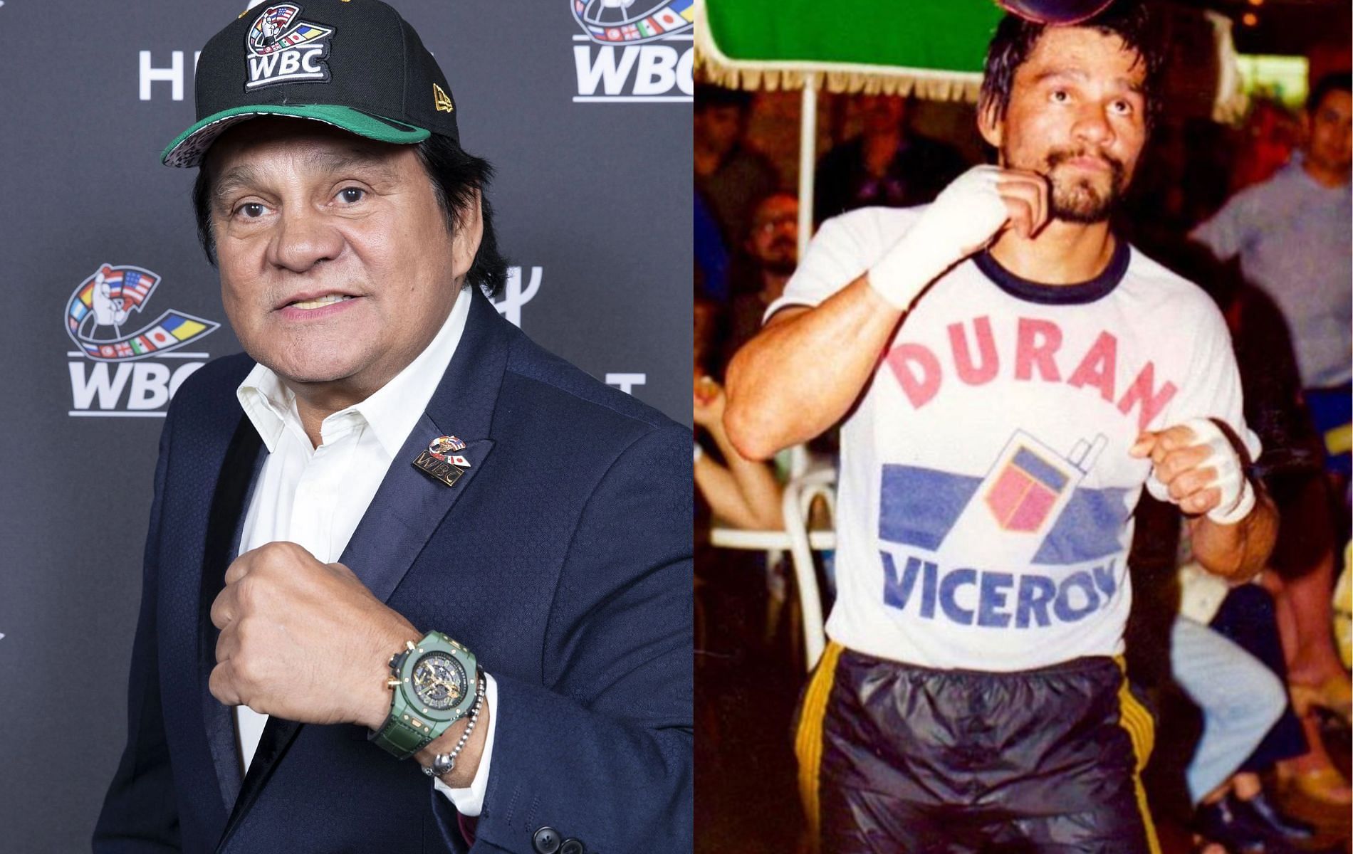 Boxing legend Roberto Duran (image credit: @robertoduranbox on Instagram)