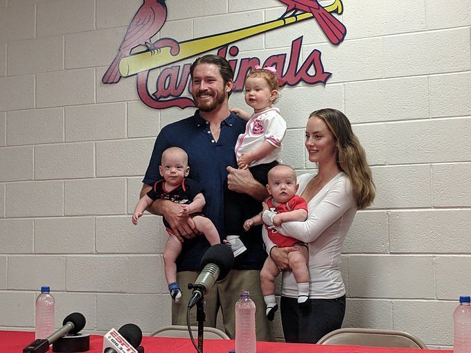 Cardinals pitcher, Jupiter native, Miles Mikolas' wife gives birth to twins  