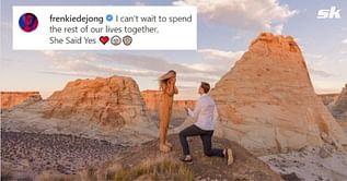 Manchester United star congratulates Frenkie de Jong as he gets engaged to partner