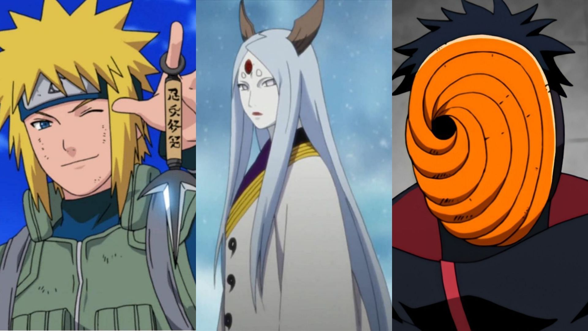 Minato, Kaguya, and Obito as shown in the anime (Image via Pierrot)