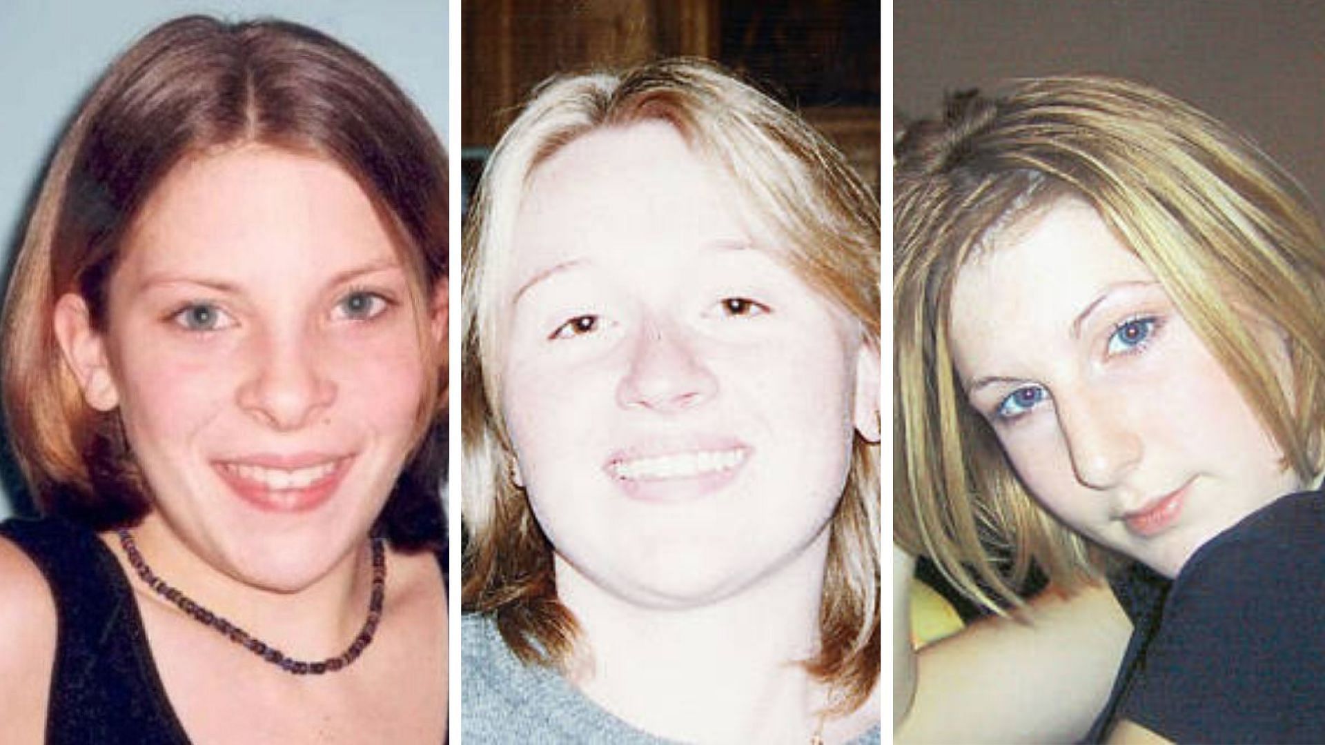 Levi Bellfield&#039;s three victims, Milly Dowler, Amelie Delagrange, and Marsha McDonnell (Image via IMDb, Getty Images)