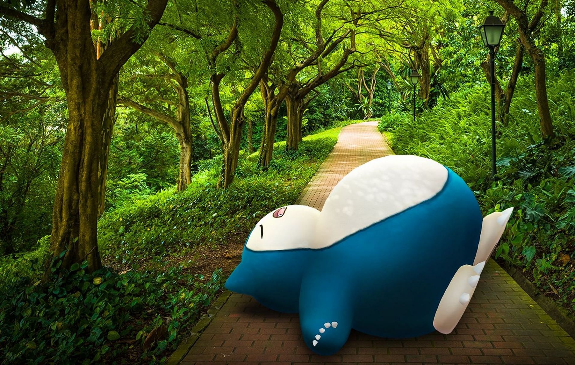 Snorlax can hold out with its immense defensive capabilities (Image via Niantic)