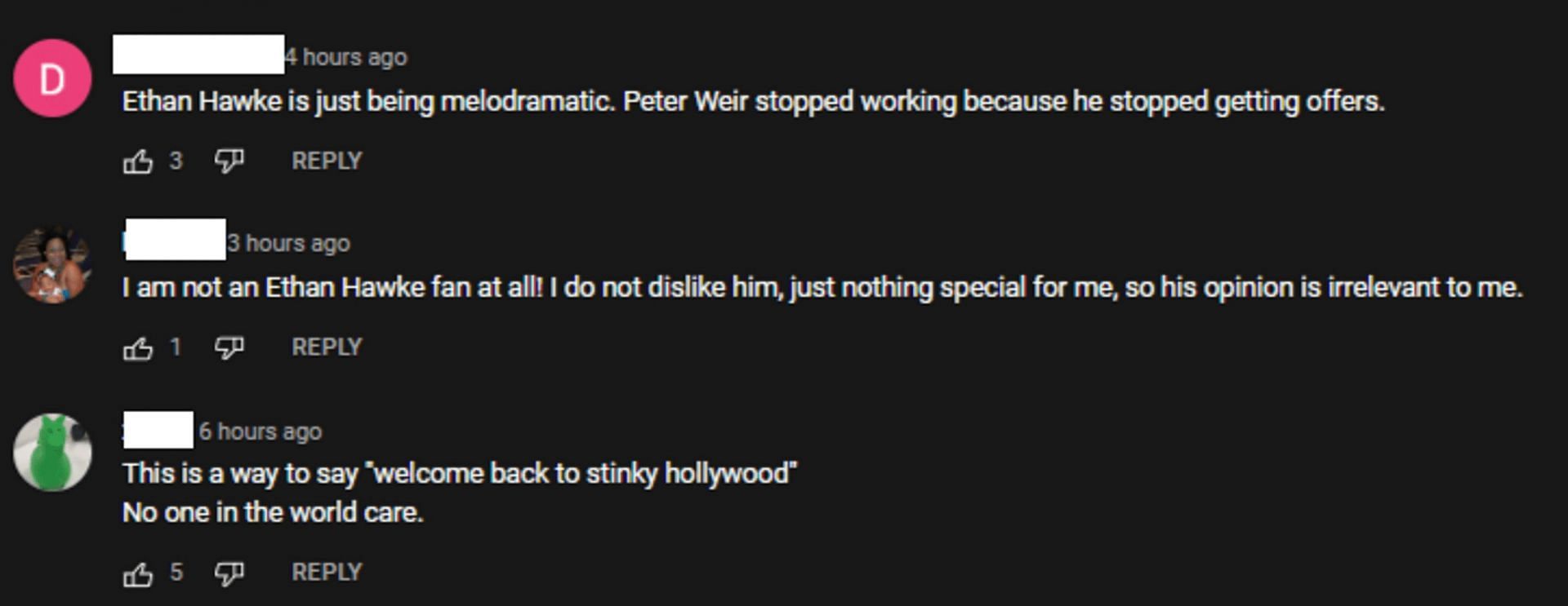 YouTube comments on the matter (Image via All the Newz/YouTube)