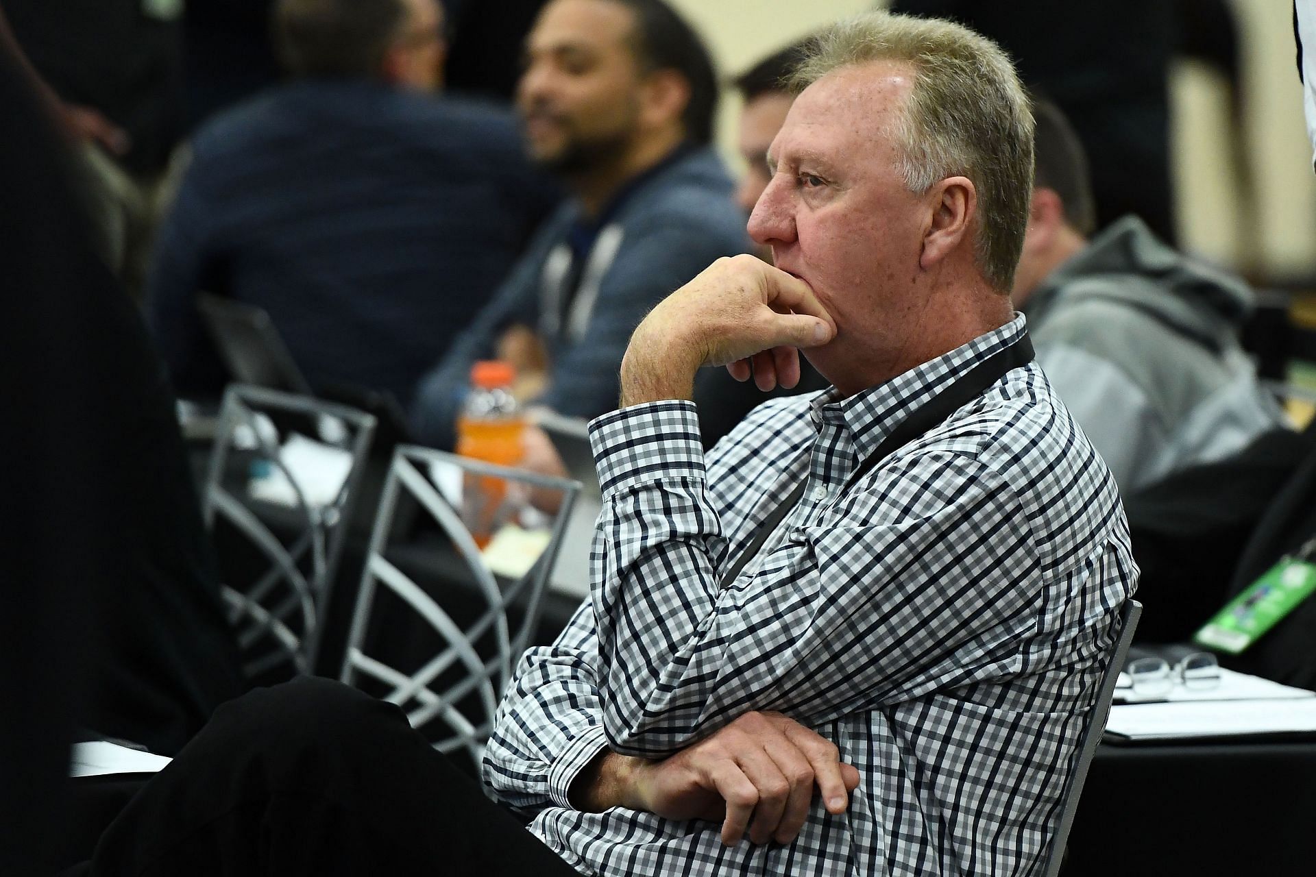 Bird at the 2018 NBA Draft Combine - Day 1