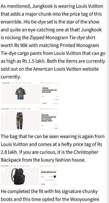 BTS' V shells out major fashion goals during NY visit in Rs 3 lakh