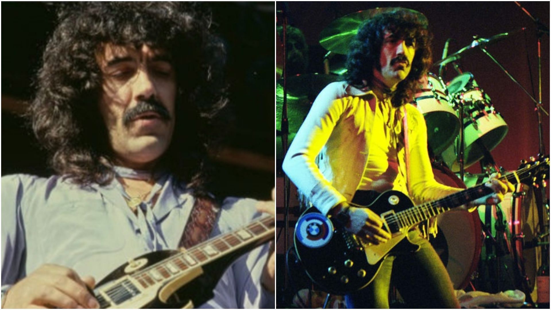 Manny CHarlton, founding guitarist of Nazareth, has died at 80. (Images via Getty)