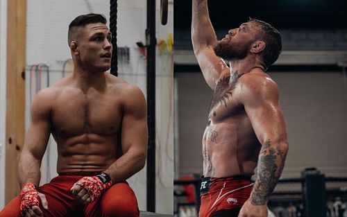 Drew Dober (L) and Conor McGregor (R) (via @drewdober and @thenotoriousmma on Instagram)