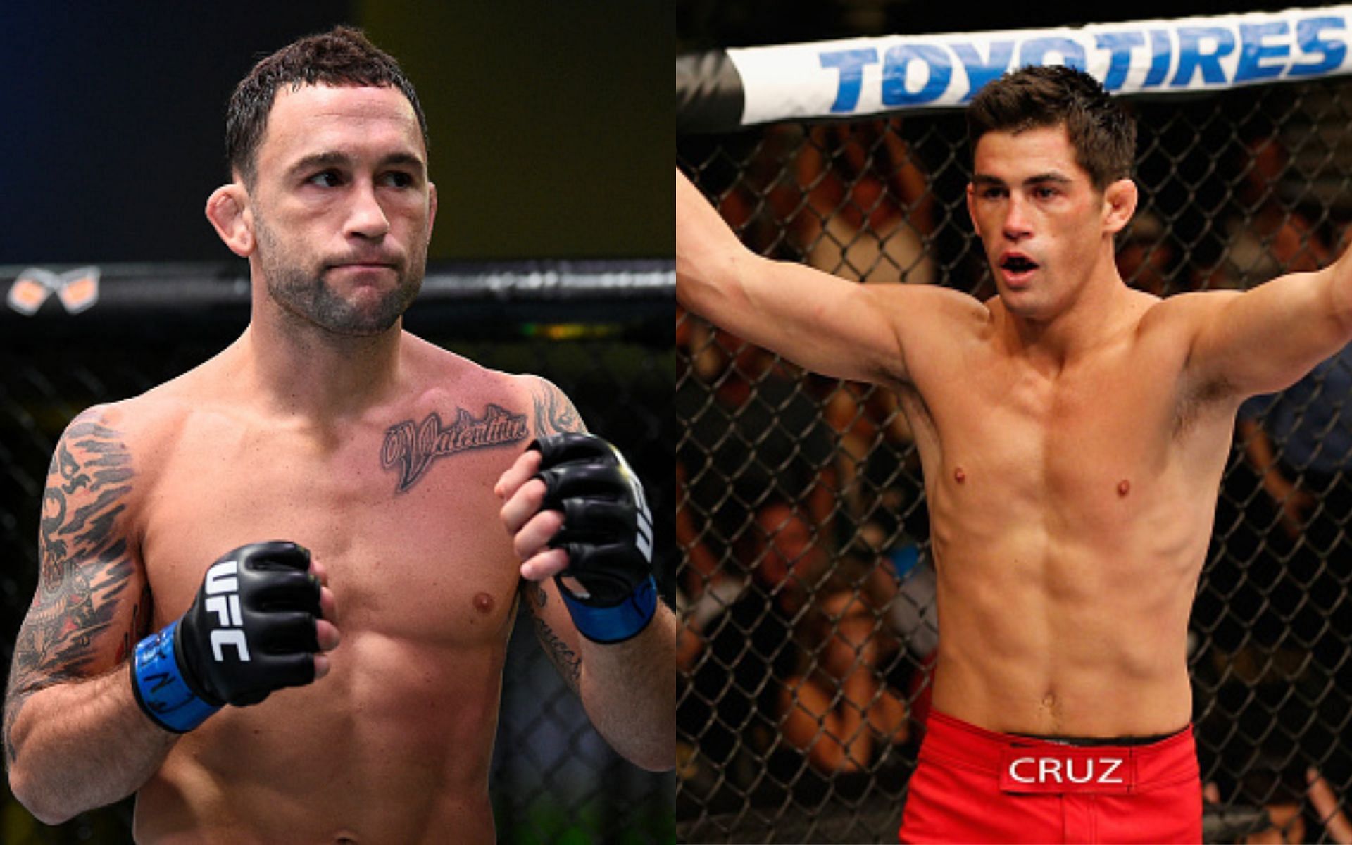 Frankie Edgar (left) and Dominick Cruz (right)(Images via Getty)