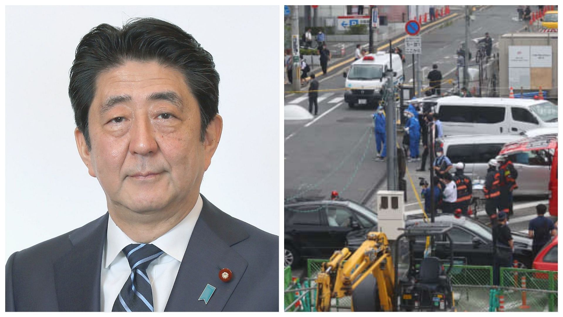 Shinzo Abe was shot on Friday in Nara City (image vie kantei/getty)