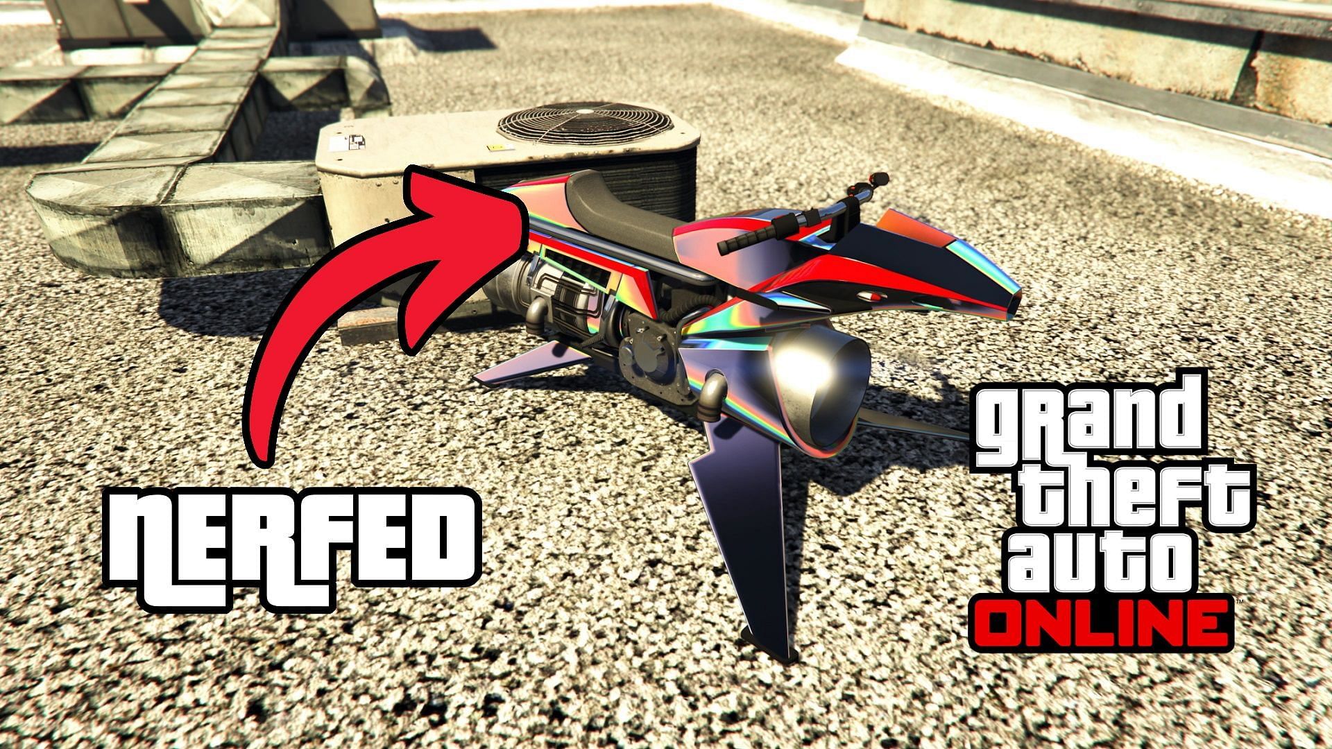 The Oppressor Mk II is a flying motorcycle with a less than stellar reputation (Image via Rockstar Games)