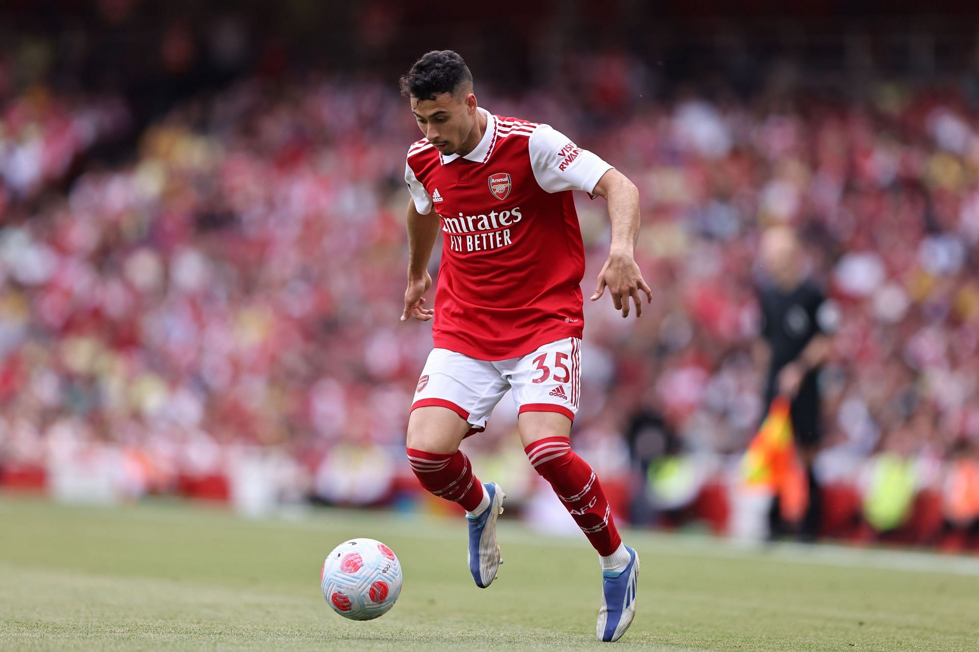 Gabriel Martinelli is tipped for a great future at the Emirates.