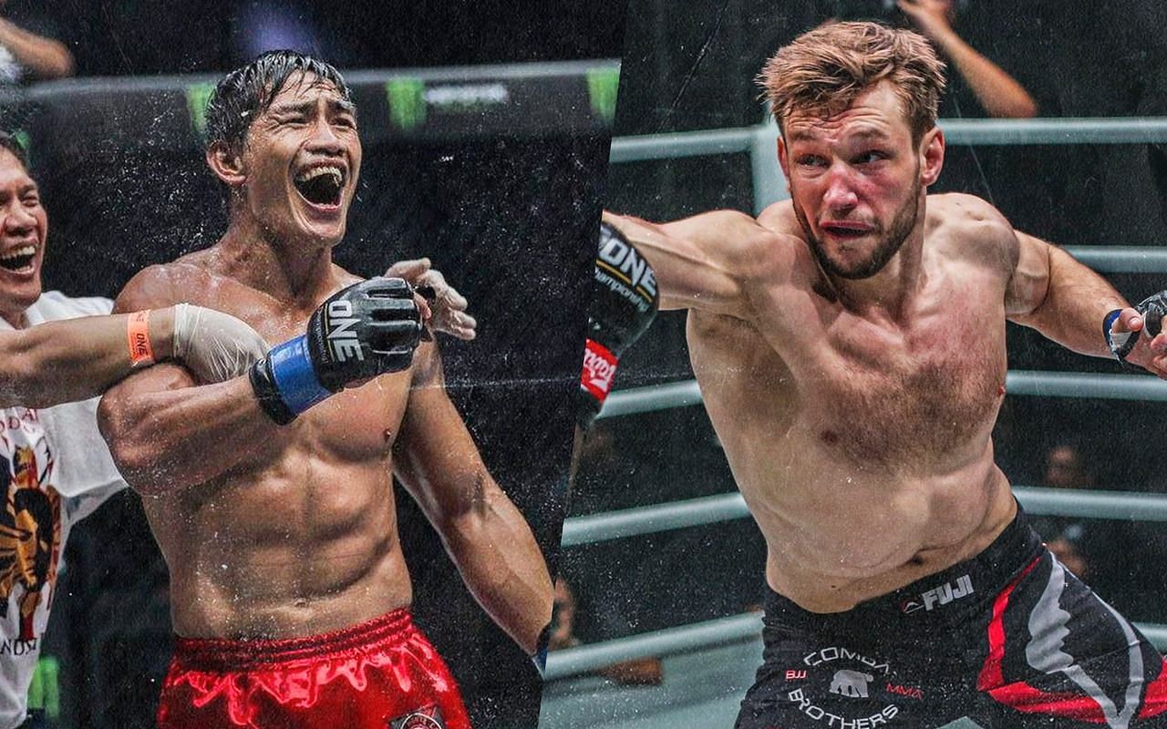 Eduard Folayang (left) and Reinier de Ridder (right) [Photo Credits: ONE Championship]